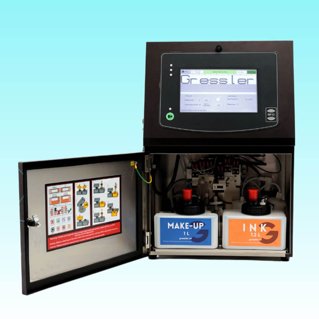 GC-1400-3 Gressler Continuous Inkjet Printer Print Coding Solutions