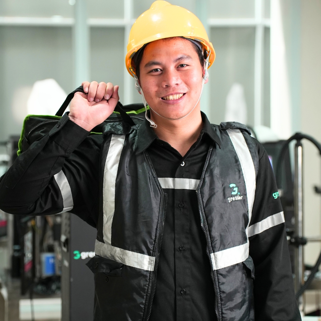 Site service kunjungan minguan mesin coding