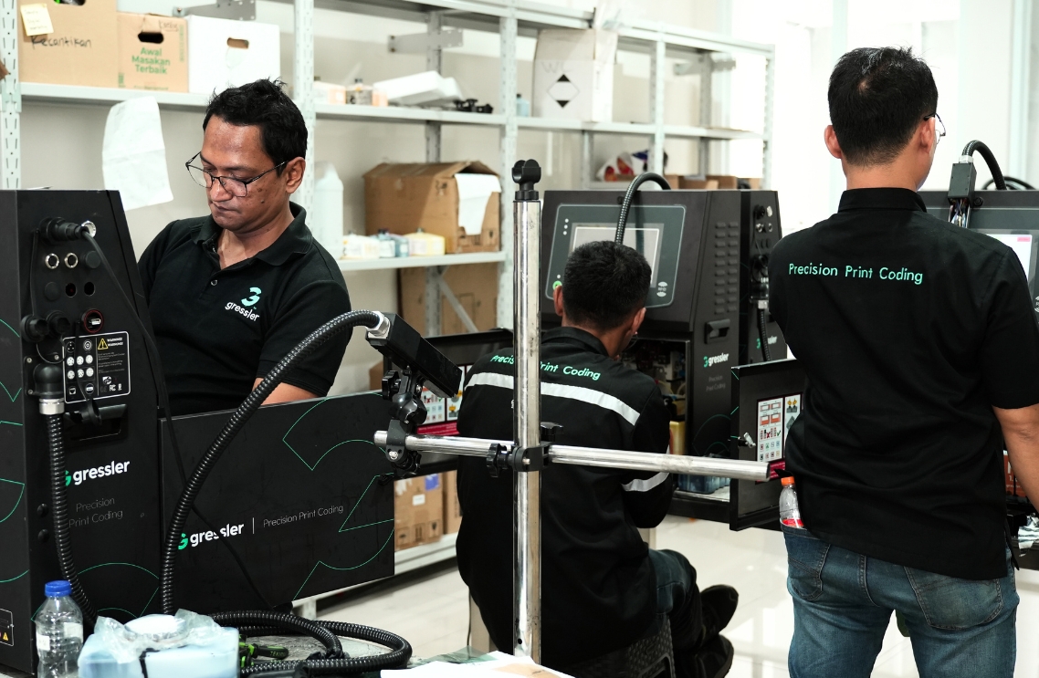 Servis Mesin Coding dengan Tim Profesional dari Gressler indonesia