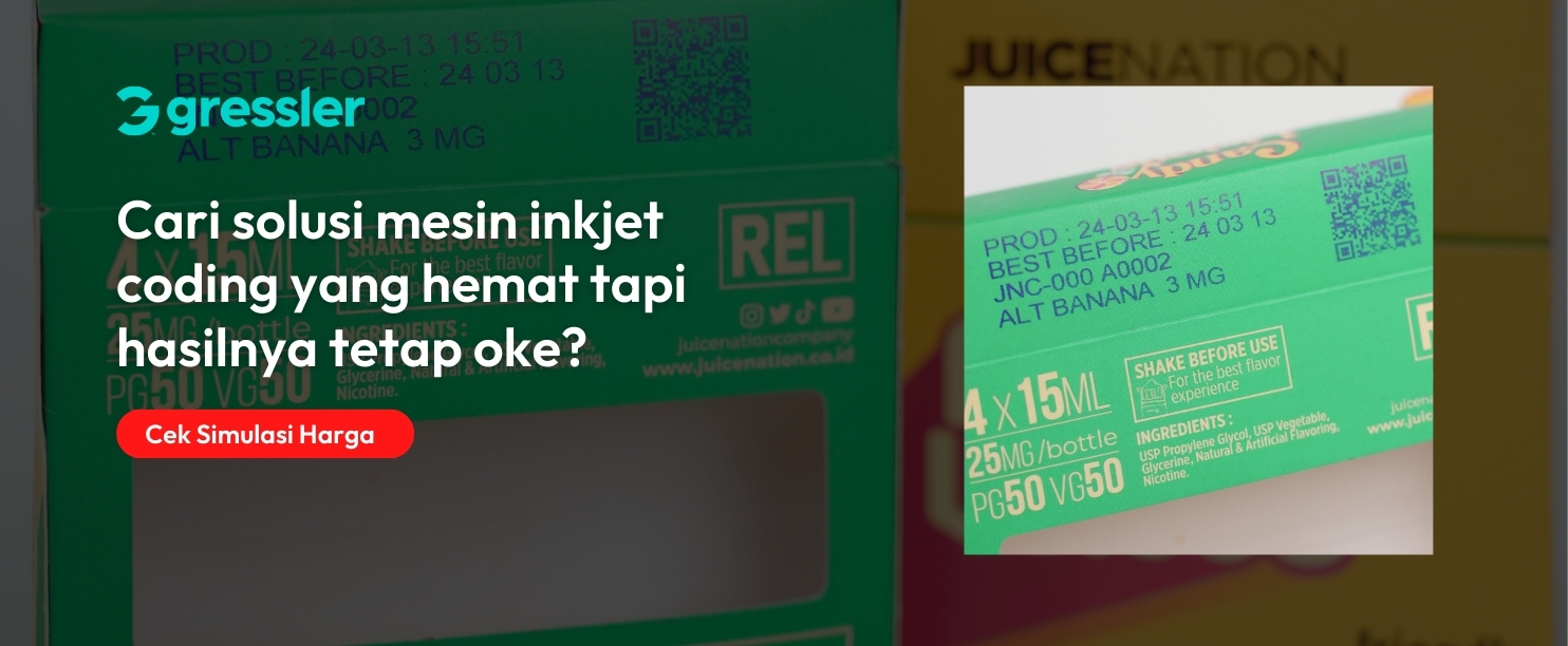 Cari solusi mesin inkjet coding yang hemat tapi hasilnya tetap oke?