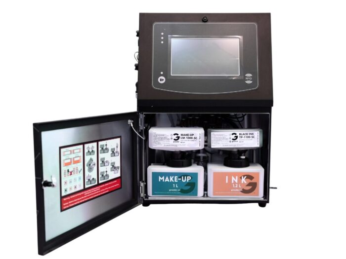 Cij continuous inkjet printer with ink