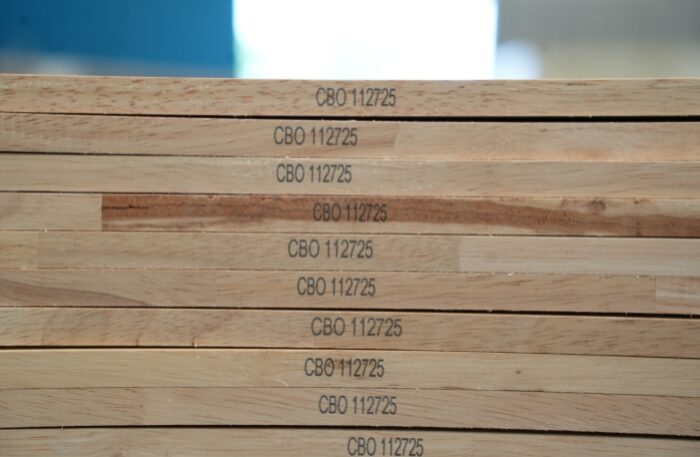 Panel kayu kode produksi wooden furniture