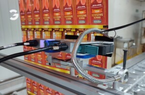 hasil cetak mesin coding tij plastik fleksibel makanan