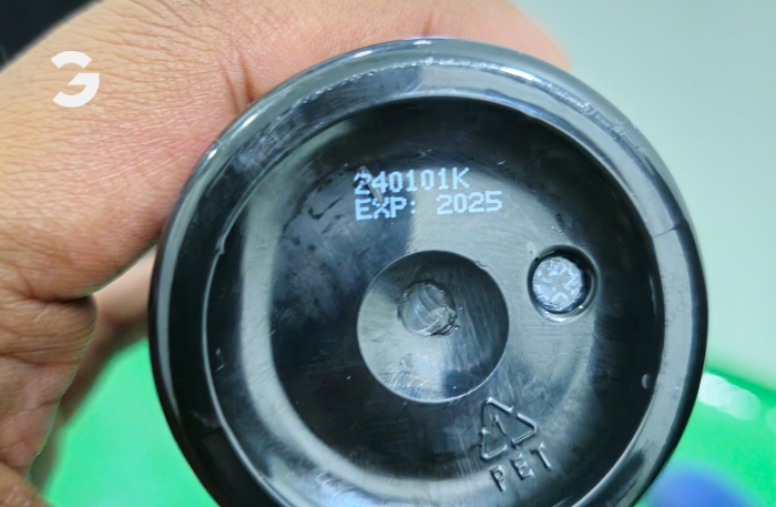 aplikasi mesin coding untuk cetak di botol kemasan kosmetik tube cij 3