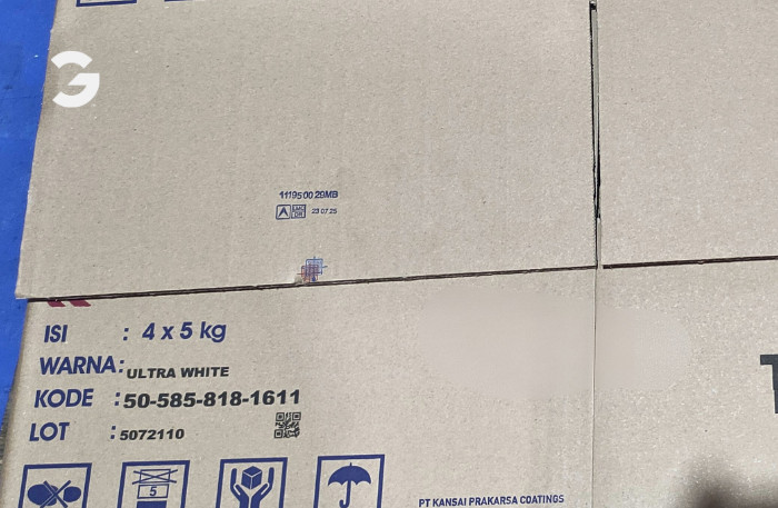 aplikasi mesin coding untuk corrugated box kardus tij 3