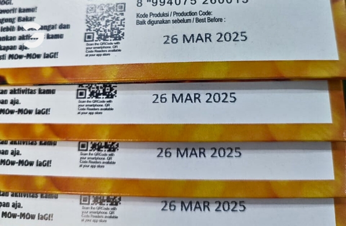 aplikasi mesin coding untuk inner box kardus kemasan produk tij 2