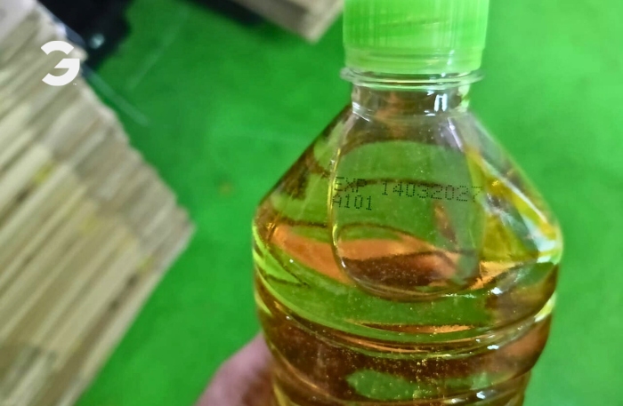 mesin coding untuk botol minyak goreng cij 2