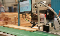 Panel kayu kode produksi thermal inkjet line production